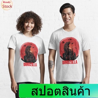 gothic เสื้อยืดผู้ชายและผู้หญิง Dinozilla,Vintage Movie,Funny dinosaur gift t-shirt Essential T-Shirt Mens Womens T-sh