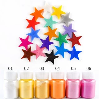 พร้อมส่ง!! ผงสี ผงมุก สีผสมเรซิ่น สีผสมซิลิโคน สีผสมเทียน สีมุก 10 กรัม ผงไมก้า mica powder (03PD003)