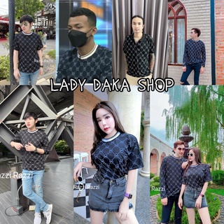 🧡LADY DAKA SHOP🧡เสื้อยืด CPS แขนยาว แขนสั้น แต่งชกคอ