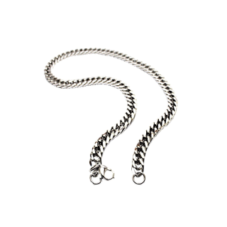 โปรโมชั่น : T1340สร้อยคอสแตนเลสแท้100%ไม่แพ้ไม่ลอกไม่ดำลายเลสแบนขัดเงา