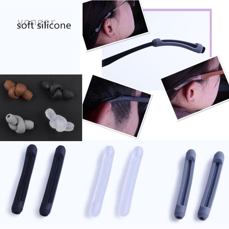 Soft Silicone Tip Glasses Holder Temple Non Slip Spectacles Ear Grips