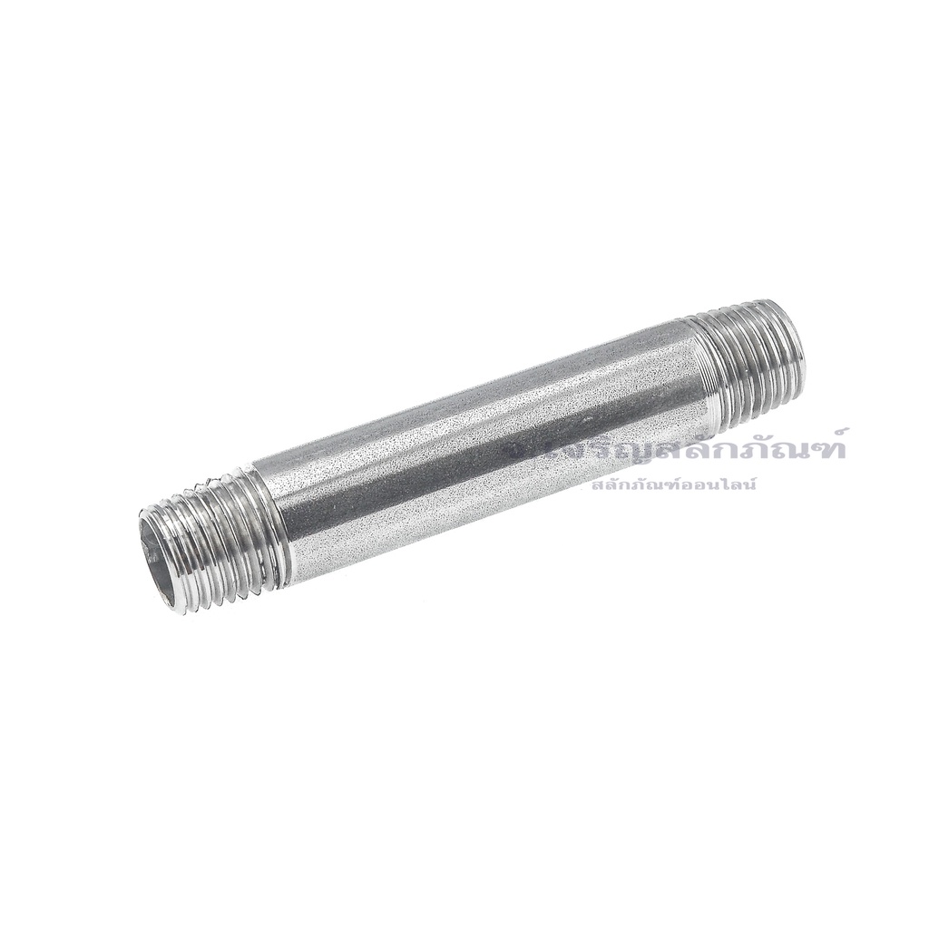 ข้อต่อสแตนเลสเกลียวนอก ขนาด 1/4" 3/8" 1/2" 3/4" 1" ยาว 2" รูปที่ 5