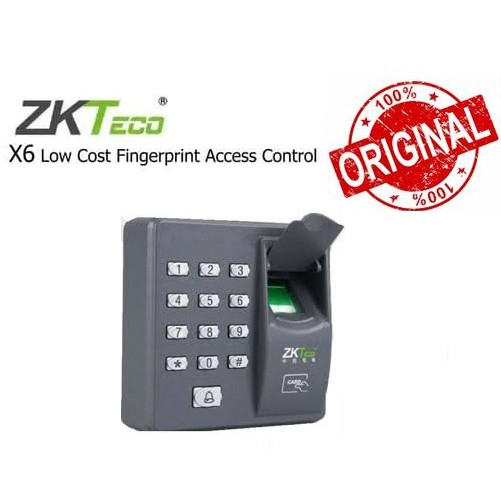 ZKTeco X6 อุปกรณ์เสริมประตู FINGERPRINT RFID และ PIN