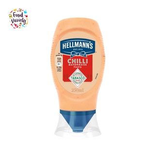 Hellmanns Chilli Squeezy Mayonnaise 250ml เฮลแมนส์ มายองเนสพริก 250มล.