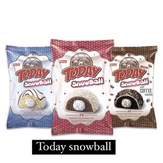 ขนมเค้กสโนว์บอล ยี่ห้อทูเดย์  50ก.  TODAY CAKE SNOWBALL 50g