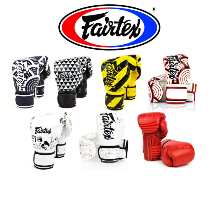 นวมชกมวยไทย Fairtex Muay Thai Boxing Gloves BGV14 Training Sparring gloves หนังไมโครไฟเบอร์ Pls place 1 pair/order