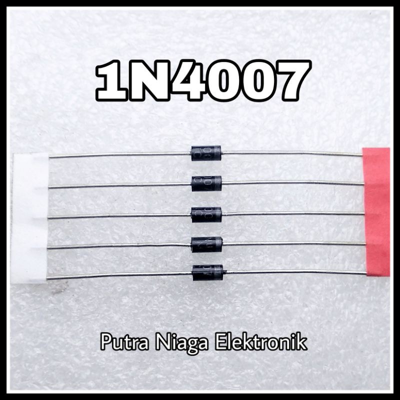 ไดโอด 1N4007 1A 1000V วงจรเรียงกระแสซิลิคอนไดโอด IN4007 Rectifier 1N 4007