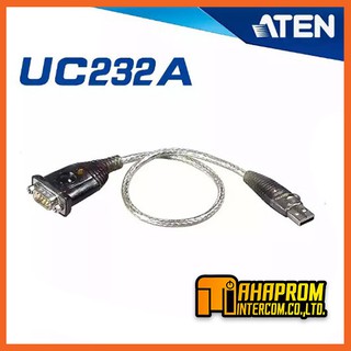 ATEN สายUSB to Serial สาย USB to RS232 รุ่น UC-232A 35cm,UC-232A1 1m.