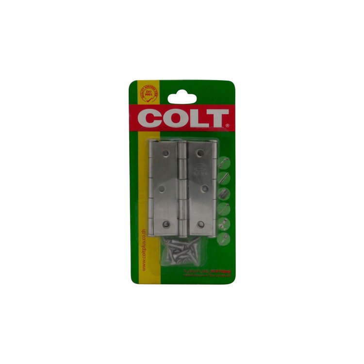 บานพับ 3.5"X2" COLT 32 SS P3 | COLT | 32 บานพับประตู อุปกรณ์ประตู ประตูและหน้าต่าง บานพับ 3.5"X2" CO