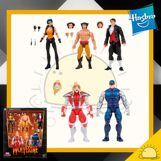 Marvel Legends Series Wolverine 5-Pack, Includes Marvels Omega Red, Marvels Cyber, Marvels Callisto, Jason Wyngarde