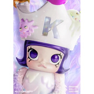 (ตัวลับ) POPMART - Molly x Instinctoy - Erosion Molly Costume - Erosion Molly (Secret)