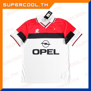 AC Milan 1994/95 away vintage jersey เสื้อบอลเอซีมิลานย้อนยุค เสื้อเอซีมิลาน เยือนย้อนยุค Opel