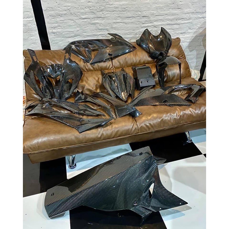 คาร์บอนแท้ BMW S1000RR มีทุกชิ้นทั่วคัน carbon s1000rr 2015-2019 ครอบเฟรม ครอบอาร์ม ครอบถัง แฟริ่งคา