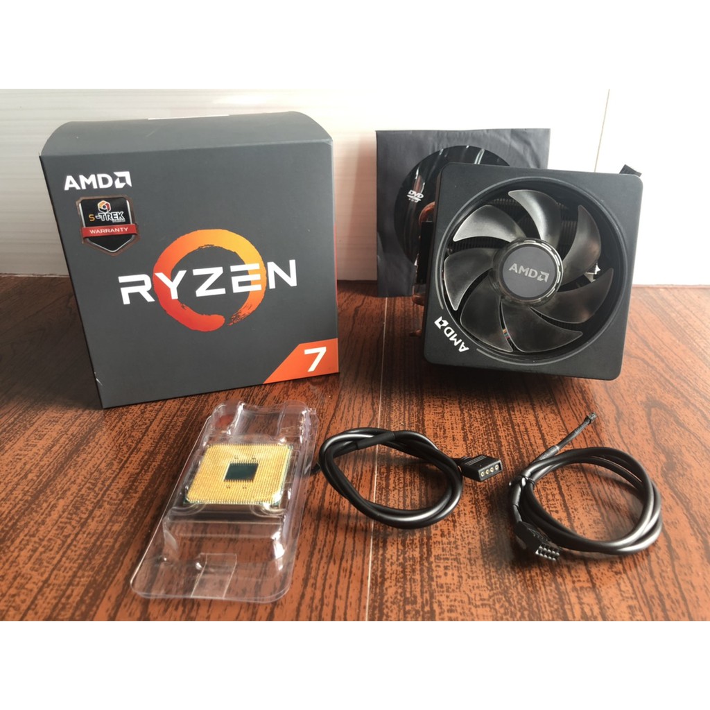 AMD AM4 RYZEN7 2700X 3.2 GHz มือสอง แท้ JIB