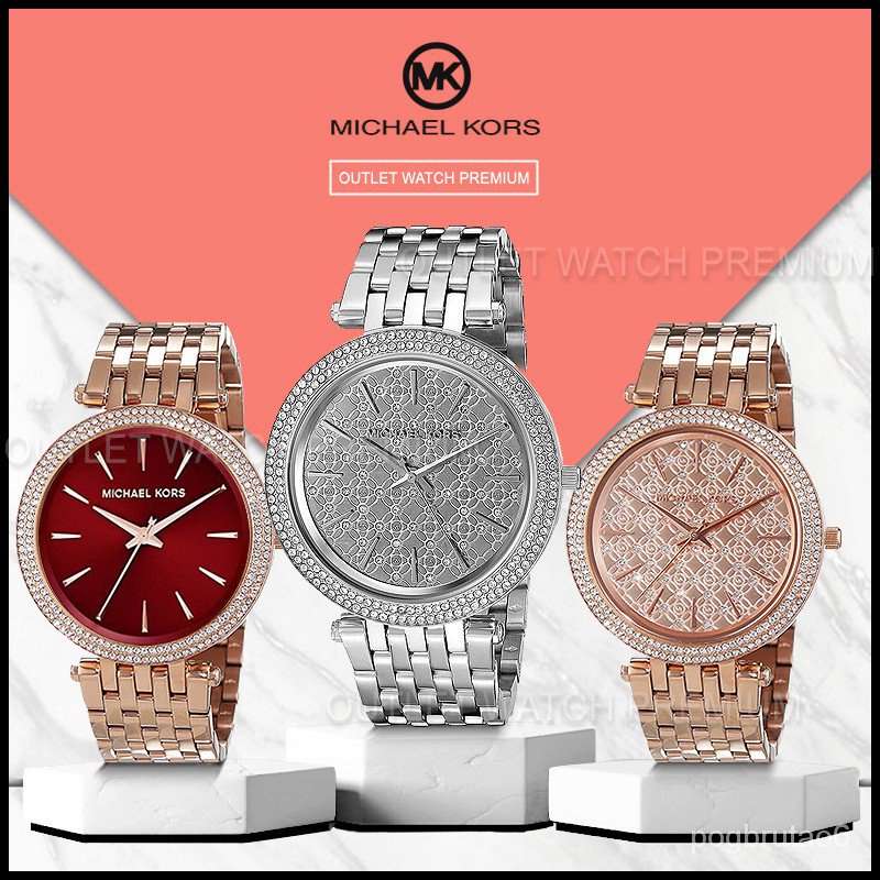 ใหม่MICHAEL KROS ของแท้100% MK3404 MK3219 MK3378 - 39 MM นาฬิกาแบรนด์เนมMK นาฬิกาผู้หญิงผู้ชาย สินค้าพร้อมจัดส่ง OWM153