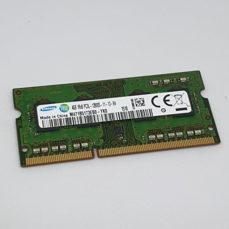 (มือสอง-สภาพใหม่) Samsung Ram NB DDR3L 4GB 1Rx8 PC3L-12800S
