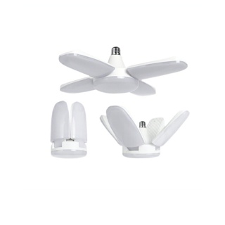โปรโมชั่น : หลอดไฟพัดลม 4 แฉก หลอดไฟ 41 LED 220V ขั้วไฟ E27 Fan Blade LED Bulb หลอดไฟ4แฉก หลอดไฟดอกไม้ ราคาขายส่ง