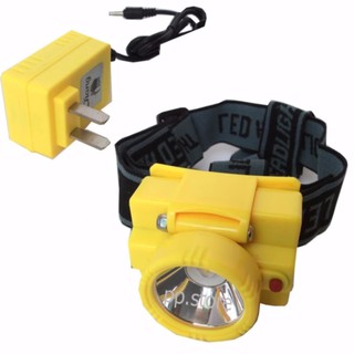 ไฟคาดศรีษะจิ๋วแต่แจ๋ว ขนาดพกพา ลุยฝน ดำน้ำได้ ตราช้าง รุ่น 563 LED (แสงเหลือง)
