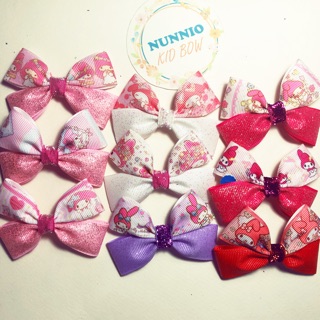 Mymelody glitter bow/คู่