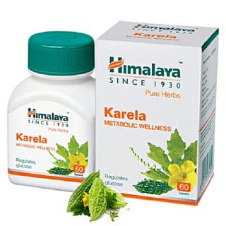 Himalaya Karela มะระขี้นกอินเดียสกัด 60 เม็ด ช่วยรักษาระดับน้ำตาลในเลือด