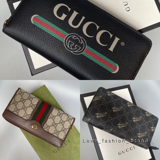 👑ผ่อน0%~แท้100%👑 กระเป๋าสตางค์ใบยาว Gucci zippy wallet