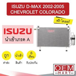 แผงแอร์ นำเข้า อีซูซุ ดีแมกซ์ 2003 โคโลราโด้ แผงคอล์ยร้อน แอร์รถยนต์ D-MAX COLORADO 011 2027S 236