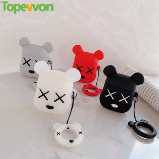 เคสหูฟังซิลิโคนแบบพกพา kaws x bearbrick tws i 12 i9s 12