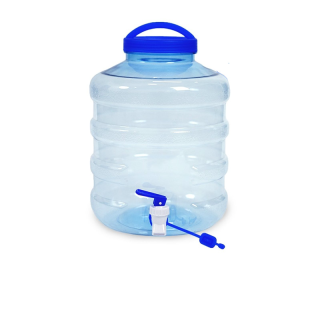 [Month10.10]Watertankshop ถังน้ำ ถังน้ำดื่ม PET ถังน้ำมีก๊อกพร้อมหูหิ้ว รุ่นธรรมดา ขนาด12ลิตร ลาย1X