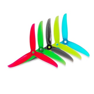 [ใบพัดโดรน 5นิ้ว] Gemfan Vanover 5136 3-Blade Propeller ใบพัดโดรน 5นิ้ว 1ถุง 4ใบ คละสี