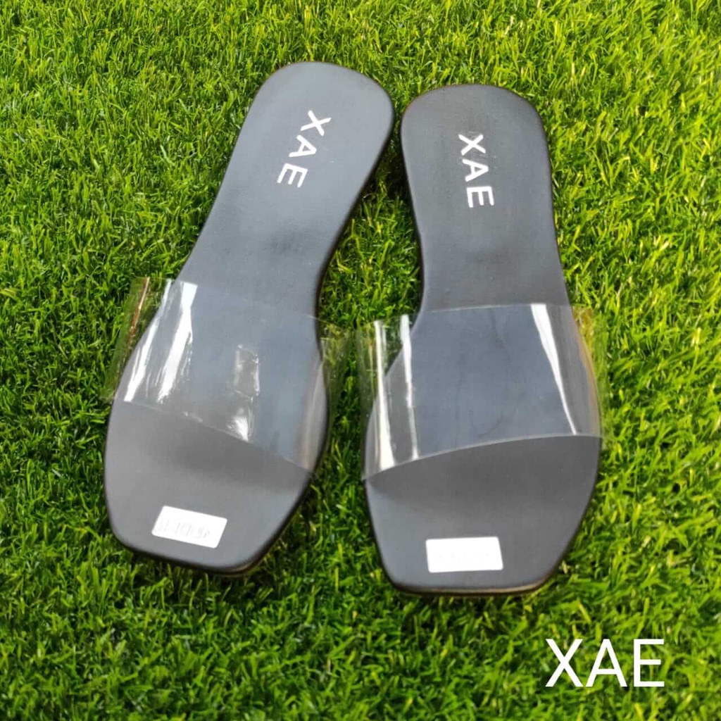 รองเท้าแตะผู้หญิงรุ่นล่าสุด xae adena mica สีดํา