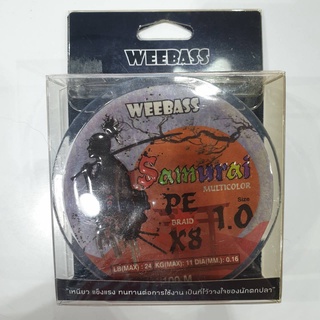 สาย PE SAMURAI WEEBASS X8 ซามูไร ม้วนเดี่ยว