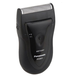 PANASONIC เครื่องโกนหนวด รุ่น ES 3831 K ระบบใบมีดเดี่ยว ใช้งานได้ทั้งขณะเปียกและแห้ง ทำความสะอาดง่าย