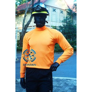 SIRIWARIN เสื้อคอเต่า สีส้ม