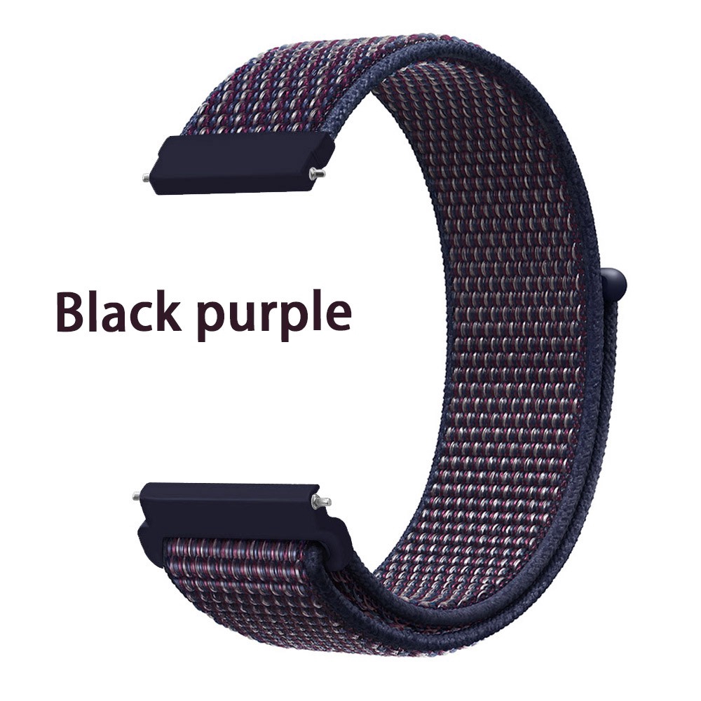 สายนาฬิกาข้อมือไนล่อนระบายอากาศ 22/20 มม. สําหรับ samsung galaxy 44 gear s3 s2 classic - รูปที่ 6