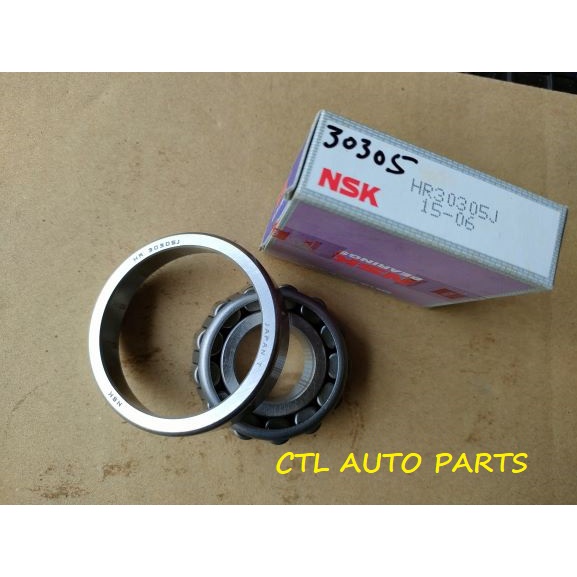 NSK 30305J 4T-30305 TAPERED ROLLER BEARING 25 มม.X 62 มม.X 15/18.5 มม.