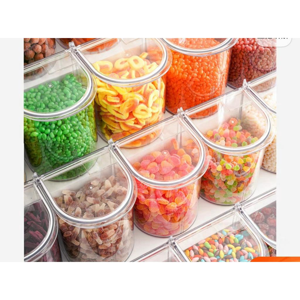 กล่องPETใสโถใสหนา #กล่องใส่ขนมขบเคี้ยว $กล่องใสใส่อาหาร @กล่องอะไหล่ /กล่องใส่ยาจีน *กล่องใสร้านขายขนมลูกอม โถพลาสติกใส - รูปที่ 4