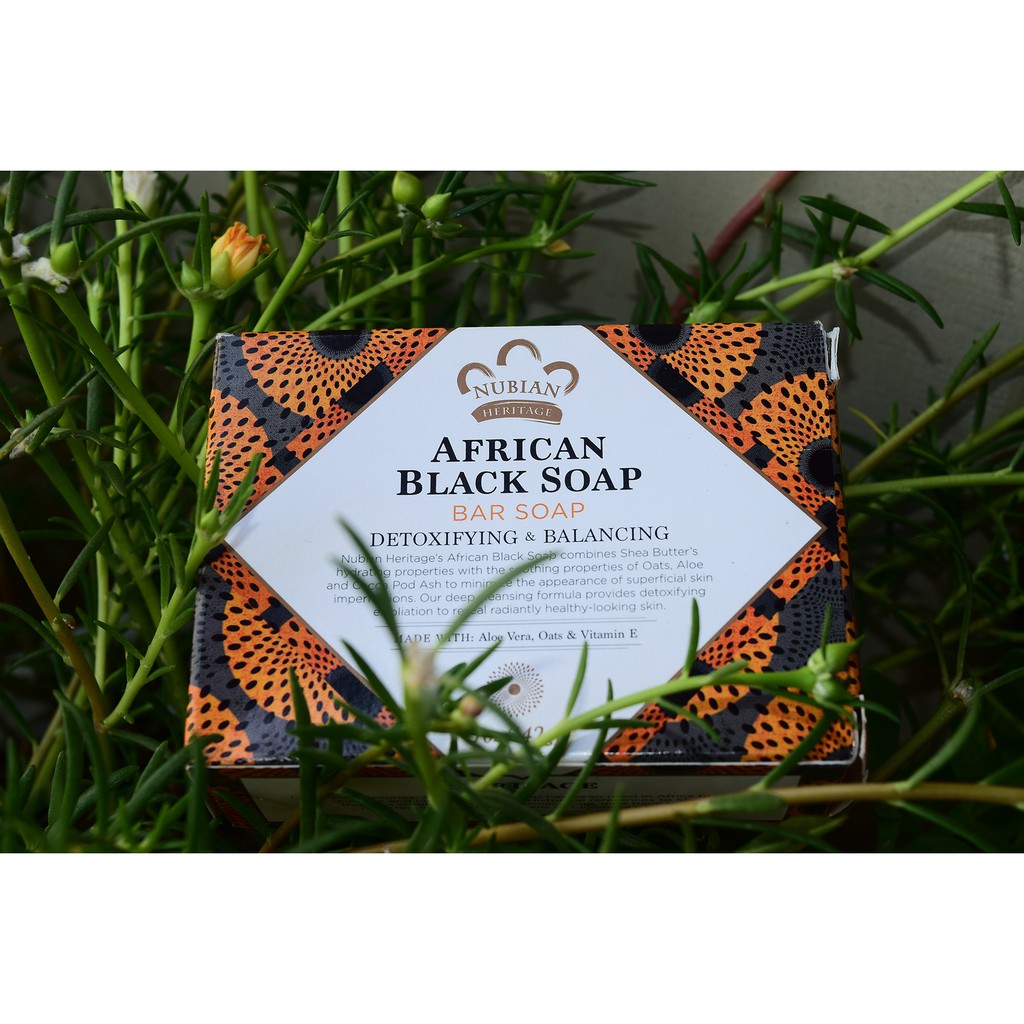 African Black Soap Bar สบู่ดำรักษาสิวต้นตำรับจากแอฟริกา (141 g)