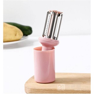 HA Shop เครื่องสไลด์ผักผลไม้ เครื่องสับกระเทียม 3in1 Fruit Peeler