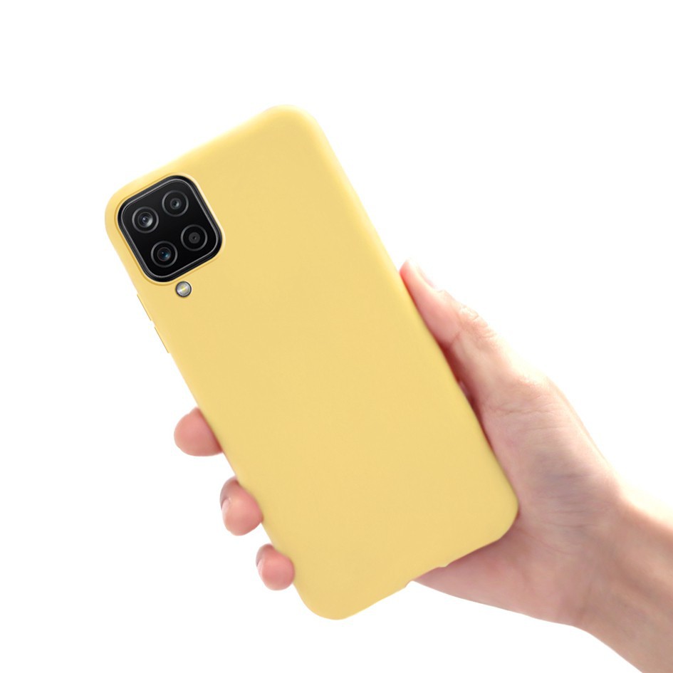 เคสโทรศัพท์มือถือ TPU นิ่ม สีพื้น เนื้อแมตต์ สําหรับ Samsung Galaxy A12 5G A31 A41 A2 Core #7