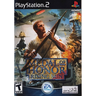 Medal of Honor Rising Sun PS2 แผ่นเกมส์ps2 เกมเพล2 แนวสงคราม