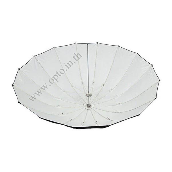 UB-L1-75 White inside black outside Reflector Umbrella 190cm (75Inch) ร่มขนาดใหญ่สะท้อนสีขาว รูปที่ 2