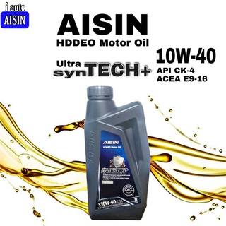 ไอซิน น้ำมันเครื่อง ดีเซล AISIN 10W-40 1 ลิตร Ultra SYN TECH+