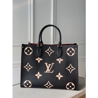 [ทักแชทก่อนสั่งซื้อ] Louis  vuitton รุ่น ONTHEGO MM กระเป๋าช้อปปิ้งโท้ทขนาดกลางรุ่น OnTheGo MM มาพร้อมหูจับ 2