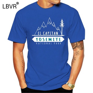 เสื้อยืด พิมพ์ลาย El Capitan Yosemite National Park แฟชั่นสําหรับผู้ชายS-5XL