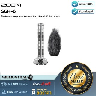 ZOOM : SGH-6 by Millionhead (ไมค์ shotgun สำหรับใช้กับเครื่องบันทึกเสียงของ Zoom รุ่น H5 และ H6)