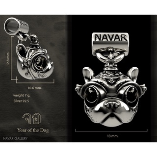 Navar Galery : ชาร์มปีจอ (หมา) เนื้อเงินแท้ 92.5 Year of the Dog Silver 92.5