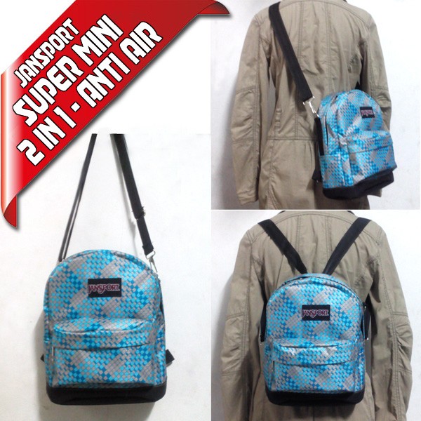 Jansport Mini ST01 2in1 Motif Bag 01 | กระเป๋าเป้และสะพายข้างผู้หญิง | กระเป๋าชอร์