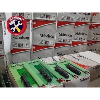 ตะไบ สามเหลี่ยม 4”,5”,6”,7” พร้อมด้าม ราคา/กล่อง 12ชุด Nicholson ขายส่งตะไบ