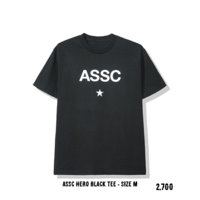 ASSC Hero Black Tee - Size M แท้ - palme46 - ThaiPick
