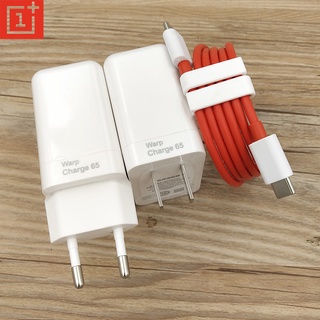 65W Oneplus 9R 9 Pro Warp Charger EU/US Fast Quick Charge Adapter 65W PD Fast Charging Cable For One Plus 8 Pro 8T Nord CE N100